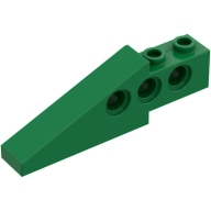 Lego kostka (kostička) sklon, špice dlouhá, zelená (4101801, 4107787)